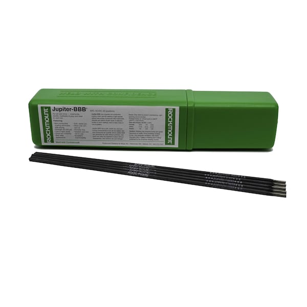 Jupiter BBB, 14" Stick Electrode for Machinable Cast Iron Repair, Non-Conduct flux, 3/32" Dia., 1lb